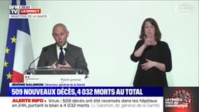 Jérôme Salomon: "344 patients dans un état critique ont été transférés dans des régions moins en tension"