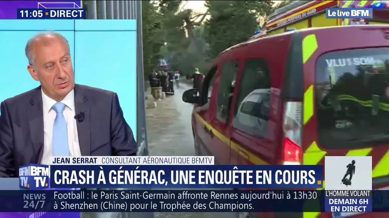 Crash à Générac Jean Serrat, consultant aéronautique de BFMTV assure