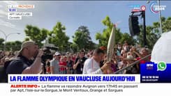 Flamme olympique dans le Vaucluse: le relais a traversé Apt dans la matinée