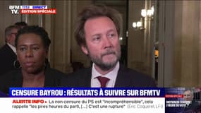 Refus du PS de voter la censure: "Il n'y a pas de chèque en blanc", prévient Boris Vallaud, le président du groupe PS à l'Assemblée
