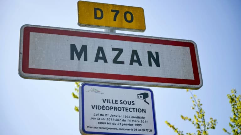 À l'entrée du village de Mazan, le 2 septembre 2024. (Photo d'archive)