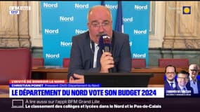 "Les dépenses que nous augmentons sont surtout dans le secteur de l'enfance", dit Christian Poiret, président du Nord