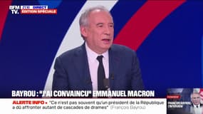 François Bayrou, Premier ministre: "J'ai toujours pensé qu'on me demanderait d'occuper cette fonction que quand ça irait très mal" 