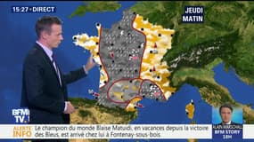 La météo pour ce jeudi 9 août 2018