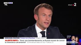 Carburant: Emmanuel Macron estime qu'un retour à la normale est possible "dans le courant de la semaine prochaine"
