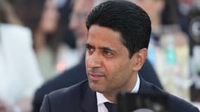 Le président du PSG Nasser Al-Khelaïfi lors des Kafd Global Soccer Awards, mai 2024