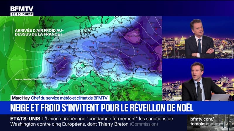 Neige et froid s'invitent pour le réveillon de Noël - 24/12