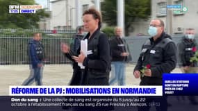 Une trentaine de policiers ont manifesté contre la réforme de la police judiciaire au Havre