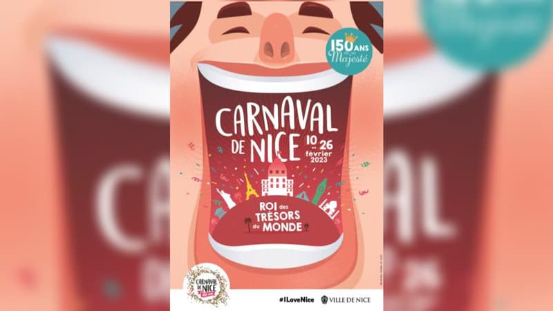 L'affiche du 150ème Carnaval de Nice a été dévoilée.