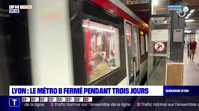 Lyon: le métro B fermé pendant trois jours
