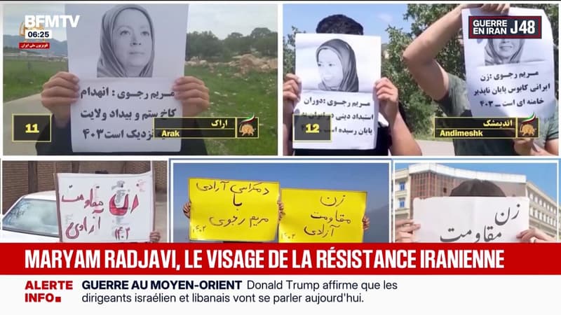 Guerre au Moyen-Orient: Maryam Radjavi, un des visages de la contestation iranienne