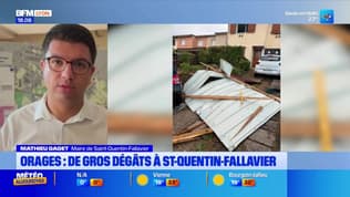 Saint Quentin Fallavier : de gros dégâts après les orages