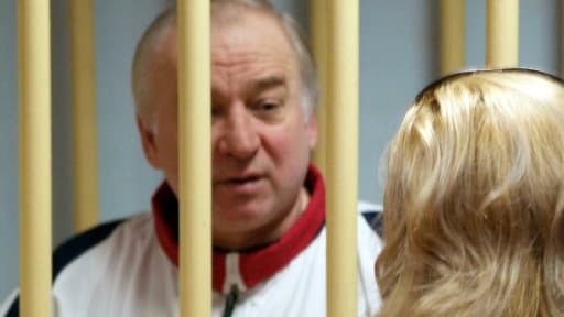 Sergueï Skripal lors de son procès à Moscou, le 9 août 2006