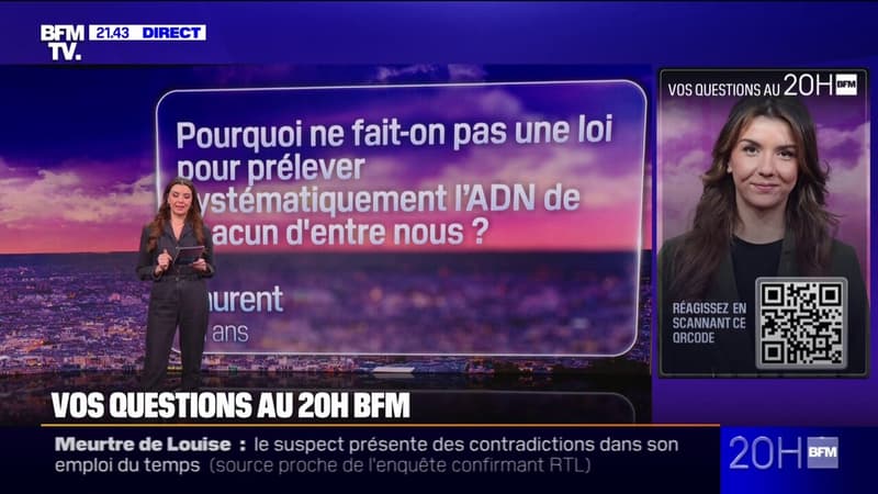 VOS QUESTIONS AU 20H - Meurtre de Louise, protection des écoles, pouvoir d'achat...