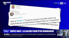 Les voyageurs impactés par la grève à la SNCF peinent à se faire rembourser
