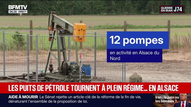 Guerre au Moyen-Orient: 12 pompes à pétrole tournent à plein régime... en Alsace