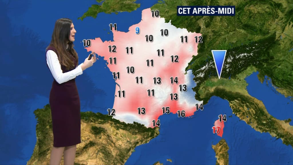 Températures de l'après-midi. Températures de l'après-midi.
