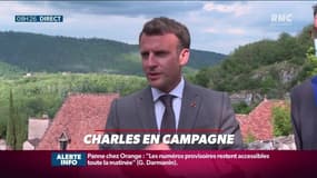 Charles en campagne : Déplacement d'Emmanuel Macron dans le Lot - 03/06
