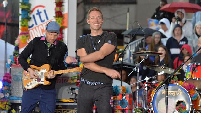 Chris Martin et son groupe Coldplay.