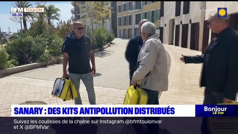 Sanary-sur-Mer: des kits anti-pollution distribués
