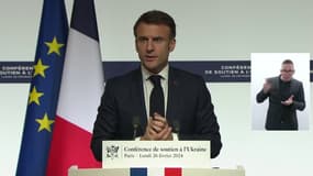 Guerre en Ukraine: Emmanuel Macron annonce la création d'une "coalition" pour fournir des "missiles et bombes de moyenne et longue portée"