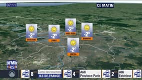 Météo Paris Île-de-France du 25 février: Ciel bleu dans la matinée