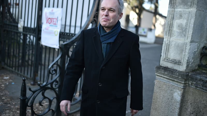 François De Rugy le 22 janvier 2017, lors du vote pour le second tour de la primaire à gauche. 