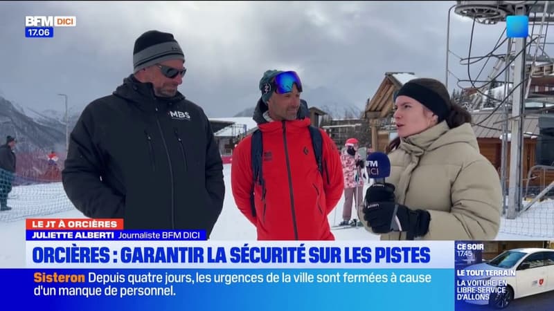 Orcières Merlette: un travail de préparation des pistes pour garantir la sécurité