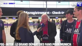 PSG-Inter: les supporters parisiens en route pour Munich se préparent pour "le match d'une vie"
