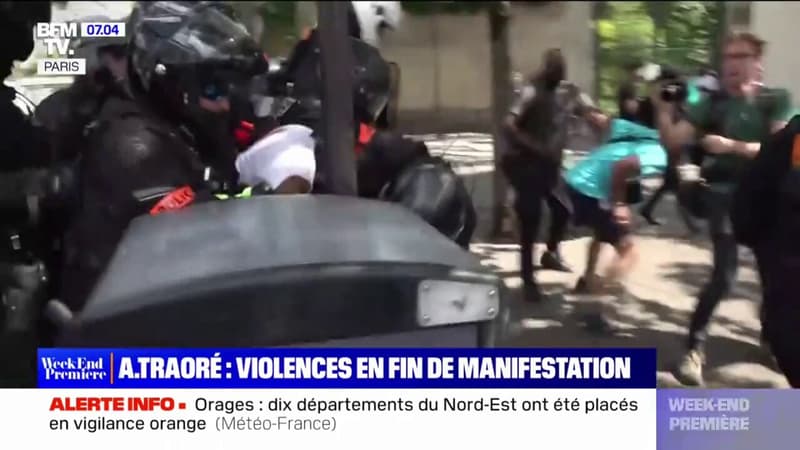 Rassemblement en mémoire d'Adama Traoré à Paris: deux personnes arrêtées, dont son frère Youssouf