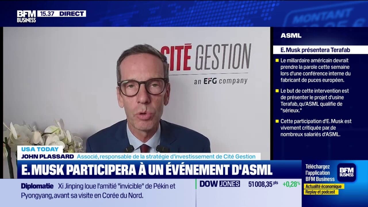 Musk, ASML'nin etkinliğine katılacak