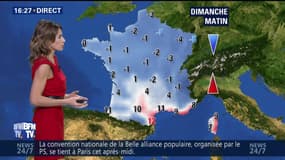 La météo pour ce dimanche 4 décembre 2016