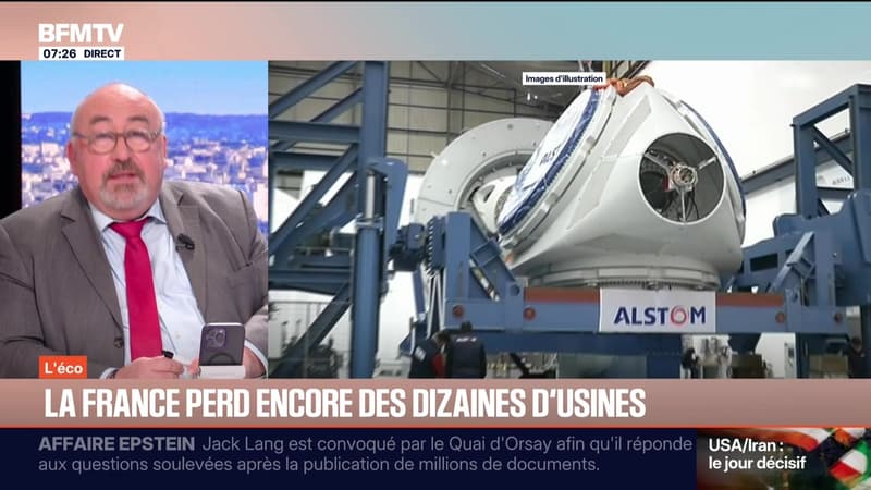 BFM éco : La France perd encore des dizaines d'usines - 06/02