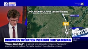 Bas-Rhin: une opération escargot des infirmiers sur l'A4 ce mardi
