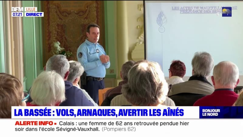 La Bassée: avertir les aînés face aux vols et aux anarques