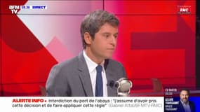 Gabriel Attal: "Le port de l'abaya s'est développé rapidement dans nos établissements"