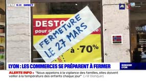 Lyon : les commerces se préparent à fermer