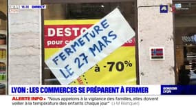 Lyon : les commerces se préparent à fermer