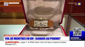 Les vols de montres de luxe sont en baisse en Île-de-France
