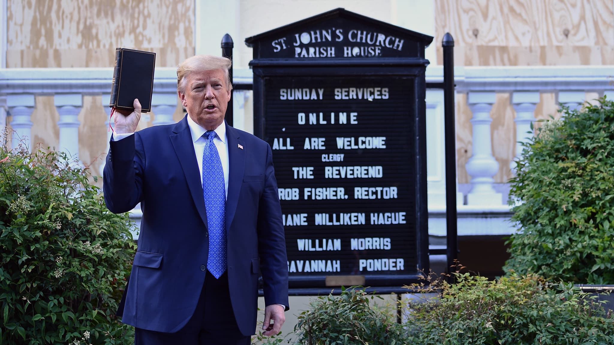 Donald Trump le 1er juin 2020 Donald Trump le 1er juin 2020