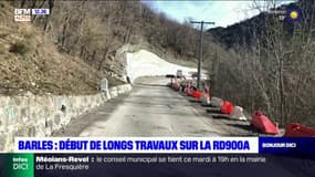 Barles: de longs travaux sur la RD900A pour élargir l'axe routier