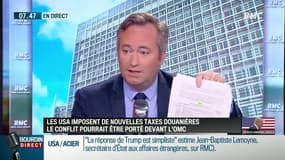 "Des le 20 juin prochain, des mesures de rétorsion seront prises, pour un certain nombre de produits en appliquant des droits de douane supplémentaires, de l'ordre de 25%"