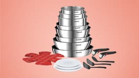 Amazon casse le prix de la batterie de cuisine Tefal Ingenio 20 pièces (40% de réduction)