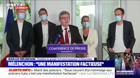 Jean-Luc Mélenchon (LFI): "Les syndicats et les organisations policières n'ont pas à faire la loi."