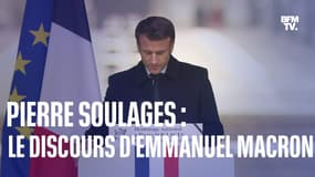  Le discours d'Emmanuel Macron lors de l'hommage national au peintre Pierre Soulages