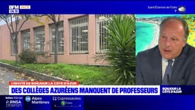 Collège sans professeur à Nice: "c'est inacceptable d'avoir des collégiens qui restent au bord de la route"