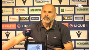 Barrage L1/L2 : "On a perdu le fil en seconde période face à Auxerre", estime Dupraz