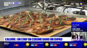 Caluire : un chef en cuisine dans un Ehpad