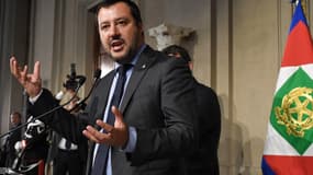 Matteo Salvini le 14 mai 2018 à Rome. 