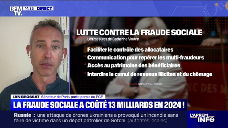 Fraude sociale: Ian Brossat (PCF) dénonce 